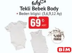 BABYCO TEKLİ BEBEK BODY BABYCO TEKLİ BEBEK BODY